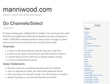 Tablet Screenshot of manniwood.com